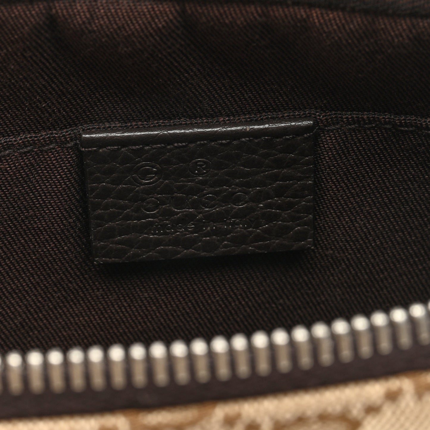 Monogram Belt Bag Dark Brown