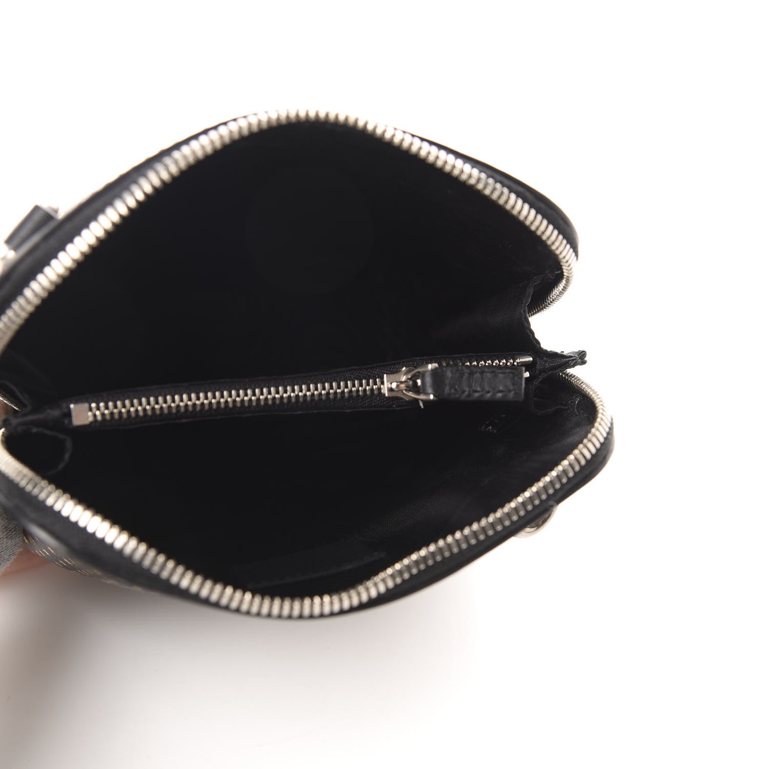 Gucci X SEGA Calfskin GUCCY Stars Mini Dome Shoulder Bag Black Gold 5 of 10