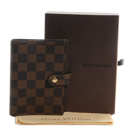 Louis Vuitton Damier Ebene Small Ring Agenda 5 of 8
