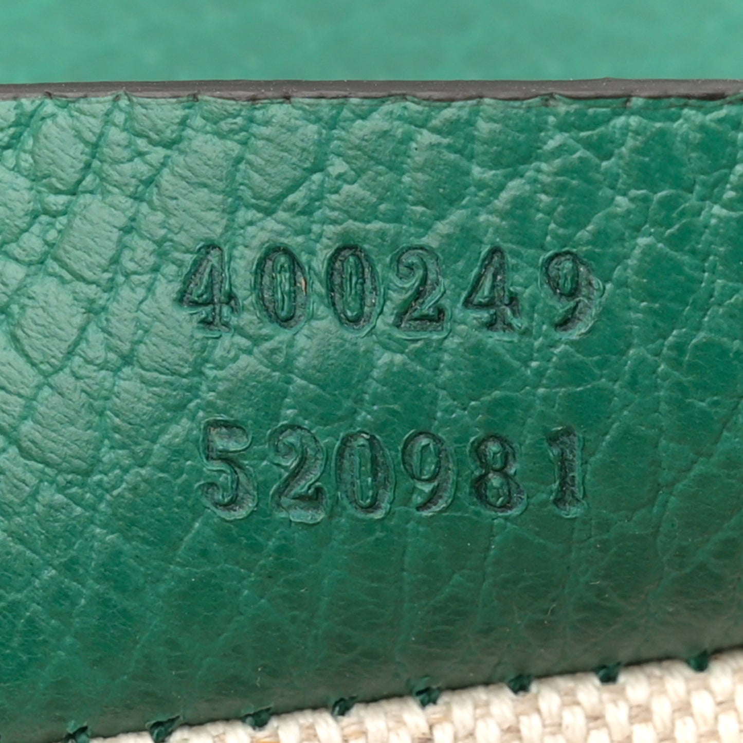 Pebbled Calfskin Small Dionysus Shoulder Bag Emerald