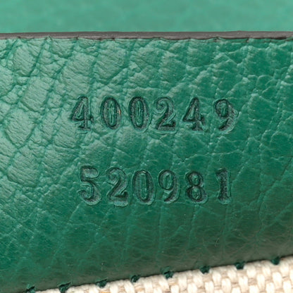 Gucci Pebbled Calfskin Small Dionysus Shoulder Bag Emerald 7 of 15