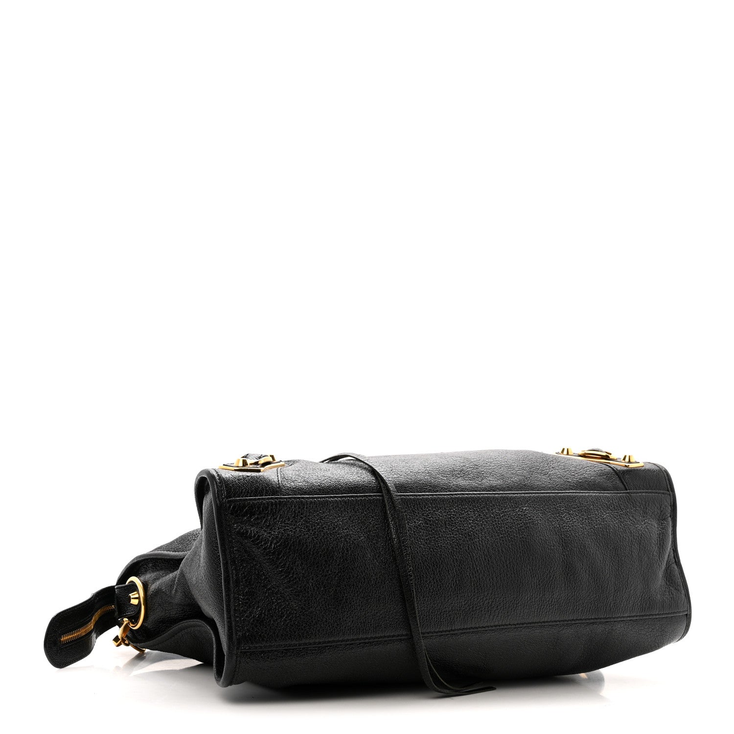 Balenciaga Chevre Gold Metallic Edge Hardware City Black 5 of 17
