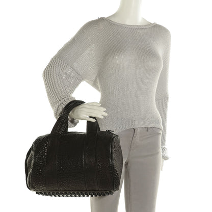 Alexander Wang Pebbled Lambskin Rocco Black Matte Black Hardware 2 of 8
