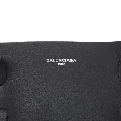 Balenciaga Veau Baltimore Double Sided Small Everyday Tote Gris Fossile Black 7 of 11