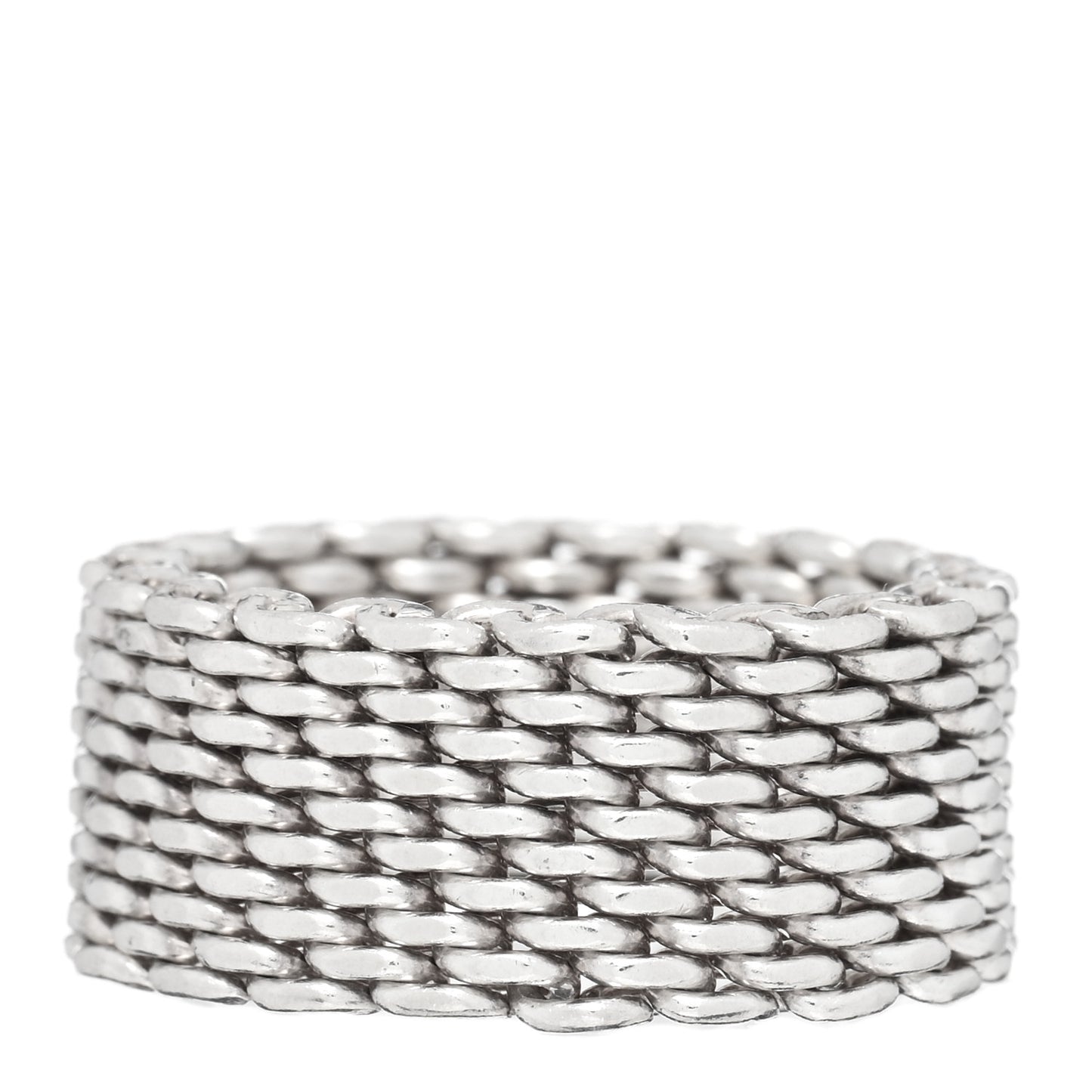 Sterling Silver Somerset Mesh Ring 58 8.25