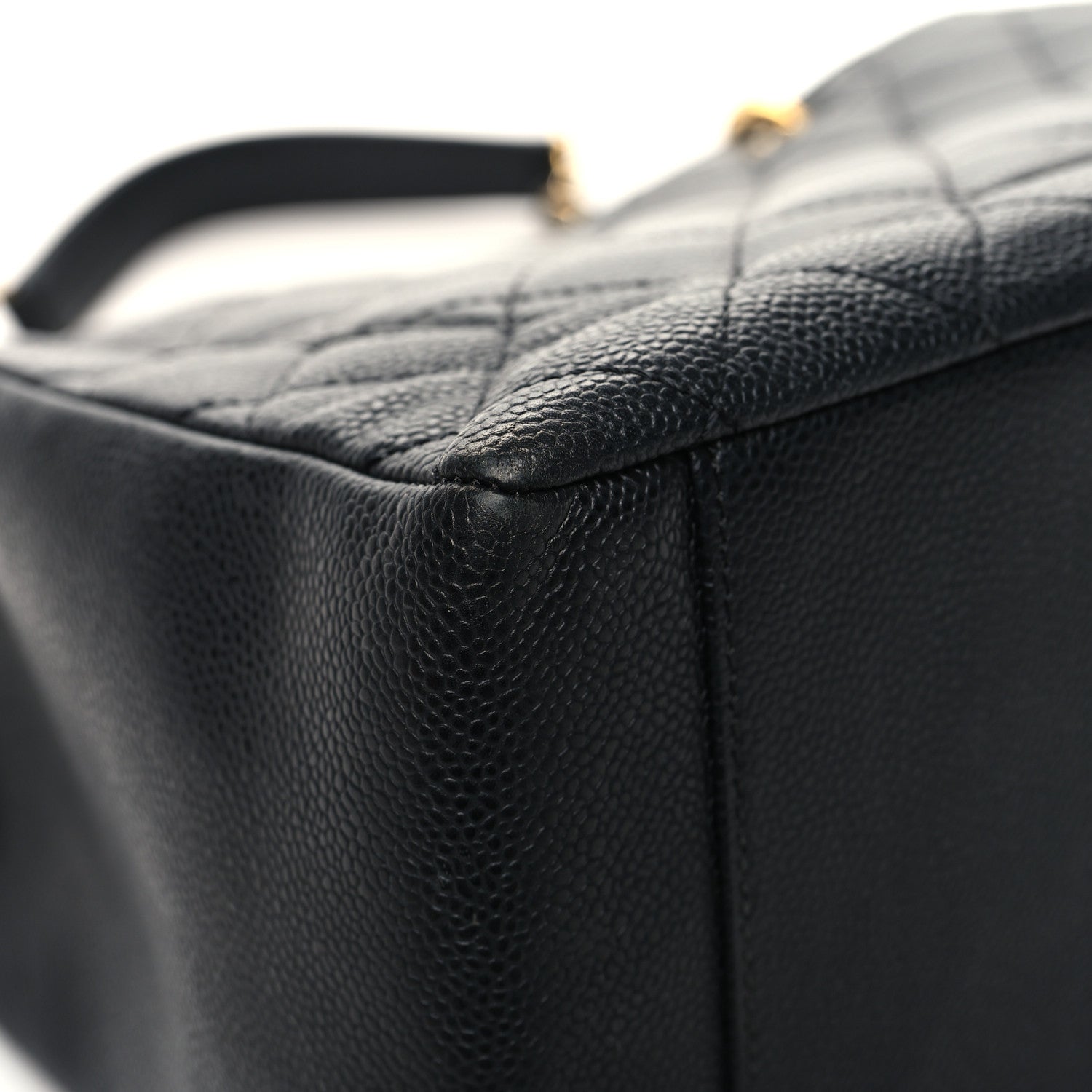 Chanel Caviar Quilted Grand Shopping Tote GST Black 12 of 13