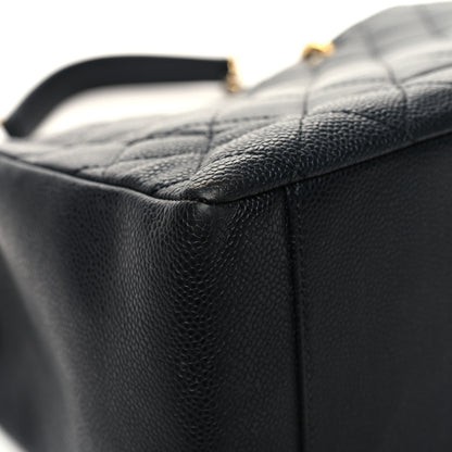 Chanel Caviar Quilted Grand Shopping Tote GST Black 12 of 13