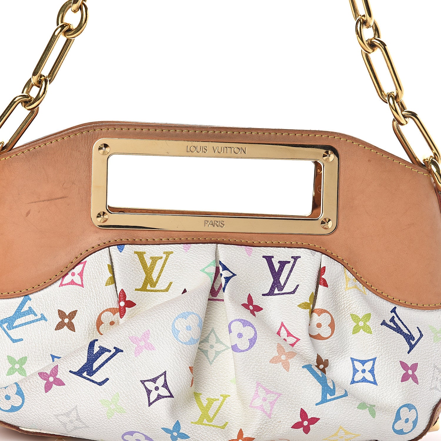 Louis Vuitton Monogram Multicolor Judy PM White 7 of 9