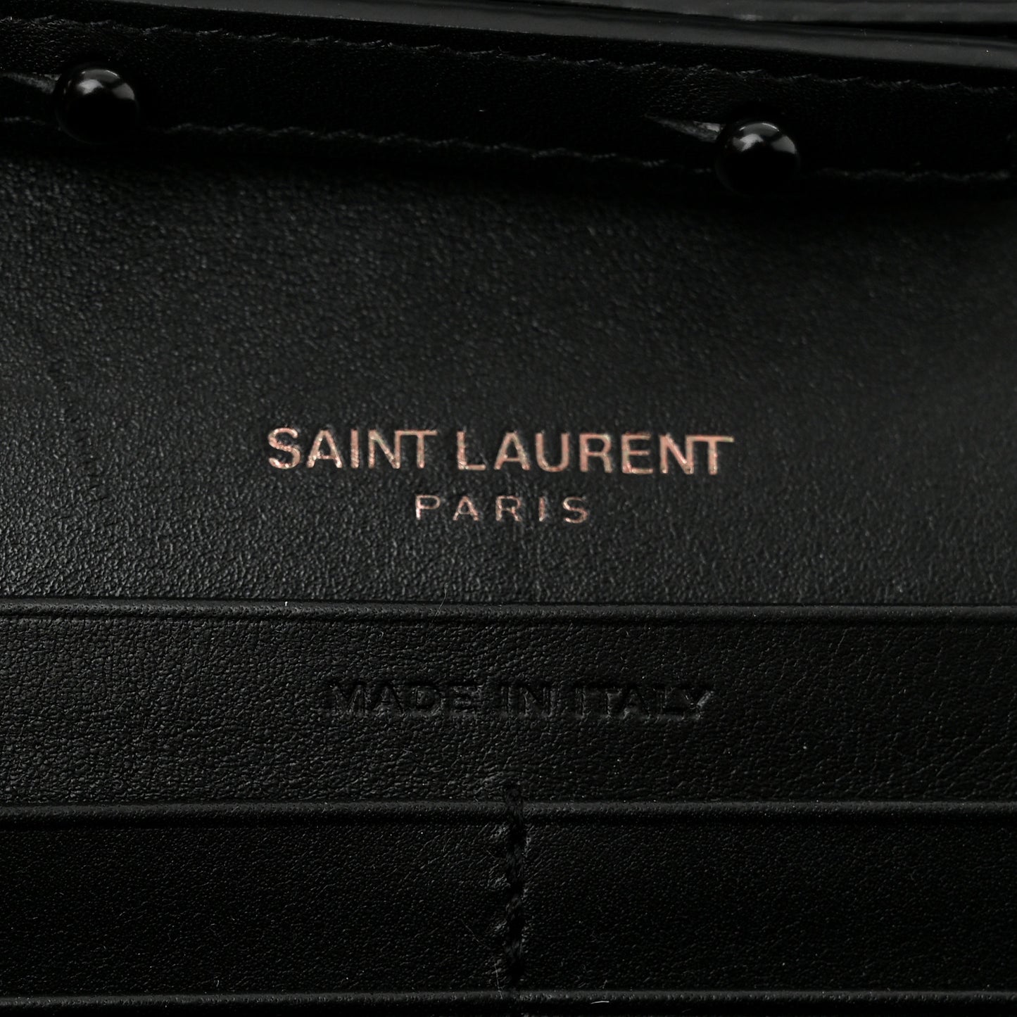 Grain De Poudre Monogram Chain Wallet Black Confetti