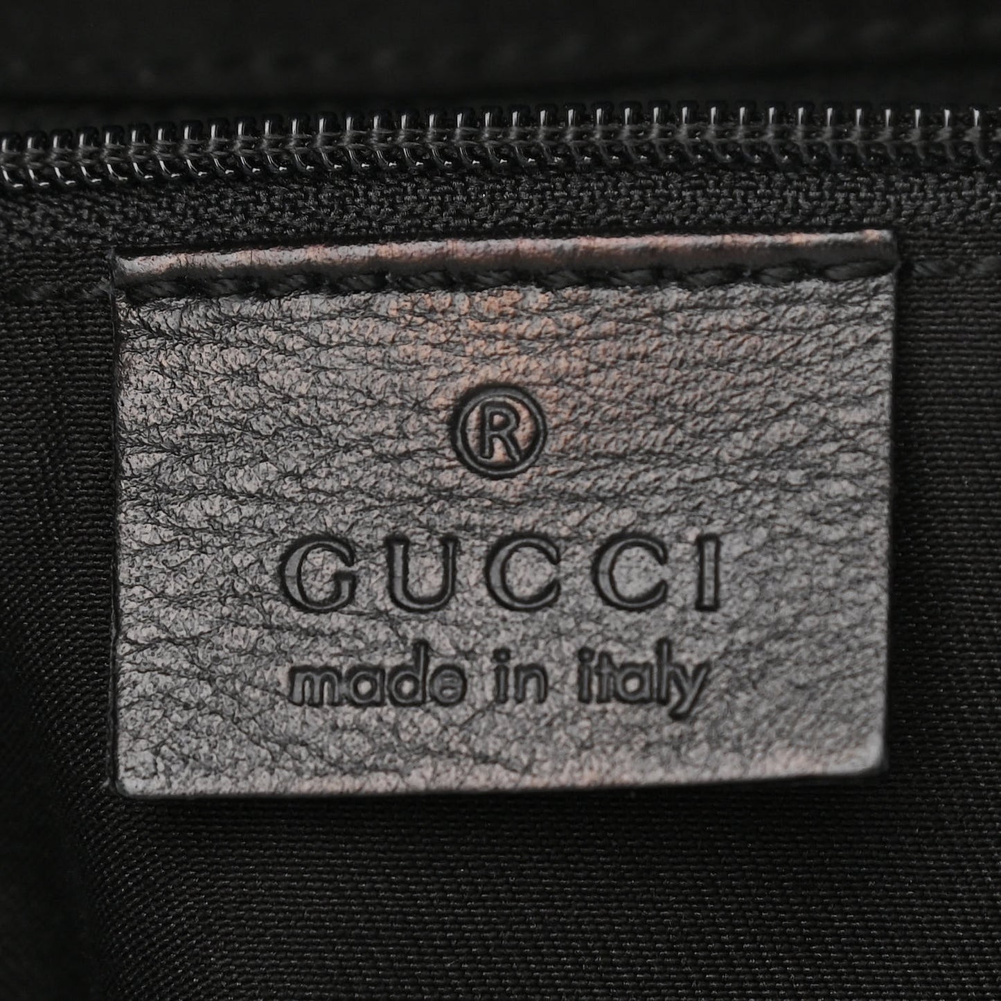 Patent Large D Gold Ring Messenger Black