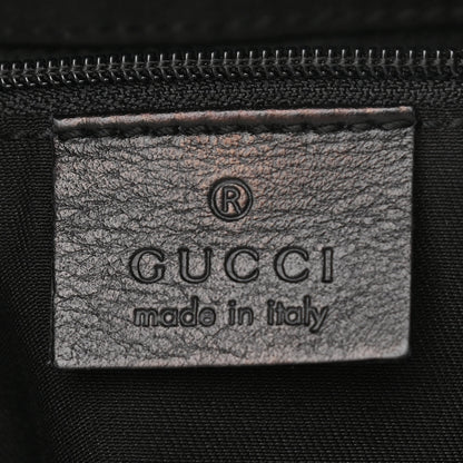 Gucci Patent Large D Gold Ring Messenger Black 6 of 10
