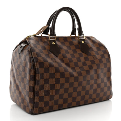 Louis Vuitton Damier Ebene Speedy 30 3 of 9