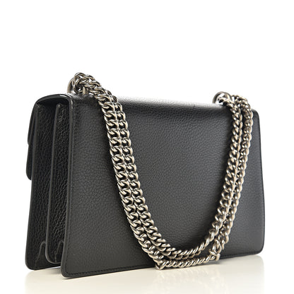 Gucci Pebbled Calfskin Small Dionysus Shoulder Bag Black 2 of 14