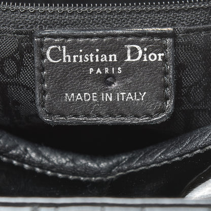 Christian Dior Patent Cannage Stitched Medium Lady Dior Black 6 of 13