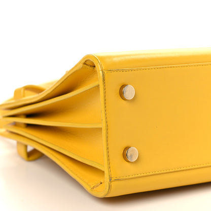 Saint Laurent Grained Calfskin Baby Sac De Jour Yellow 8 of 15