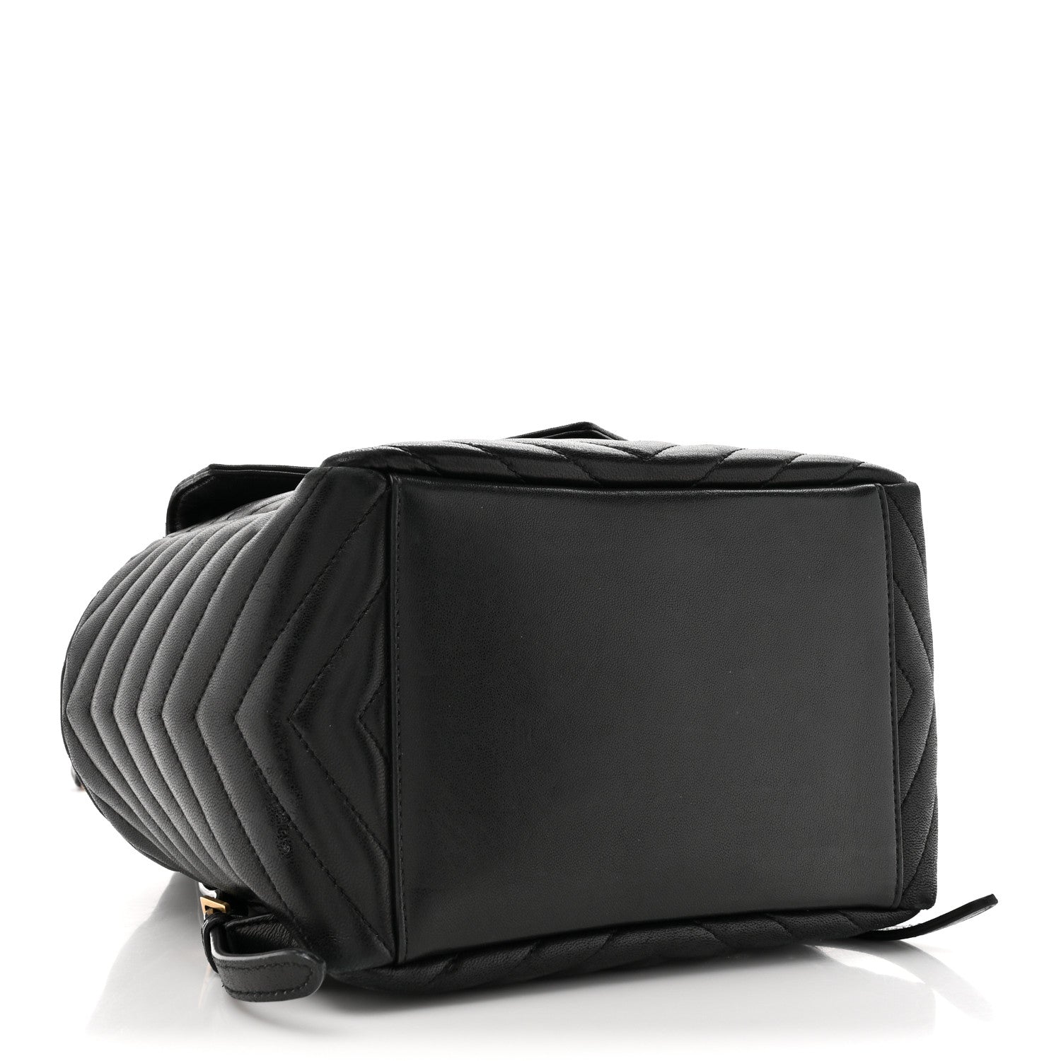 Saint Laurent Lambskin Matelasse Monogram Joe Backpack Black 4 of 14