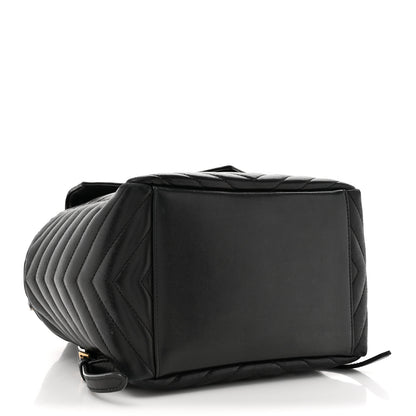 Saint Laurent Lambskin Matelasse Monogram Joe Backpack Black 4 of 14