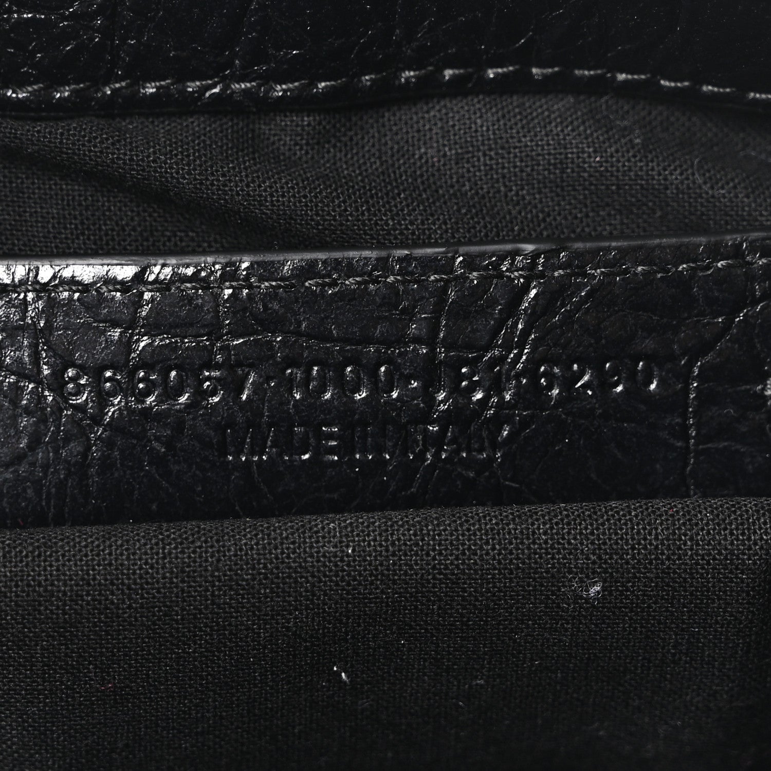 Balenciaga Agneau Arena Classic Hardware Le City Mini Black 7 of 10