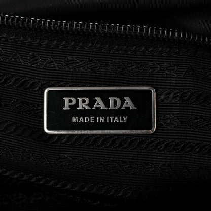 Prada Re-Nylon Vela Saffiano Pocket Double Zip Shoulder Bag Black 6 of 11
