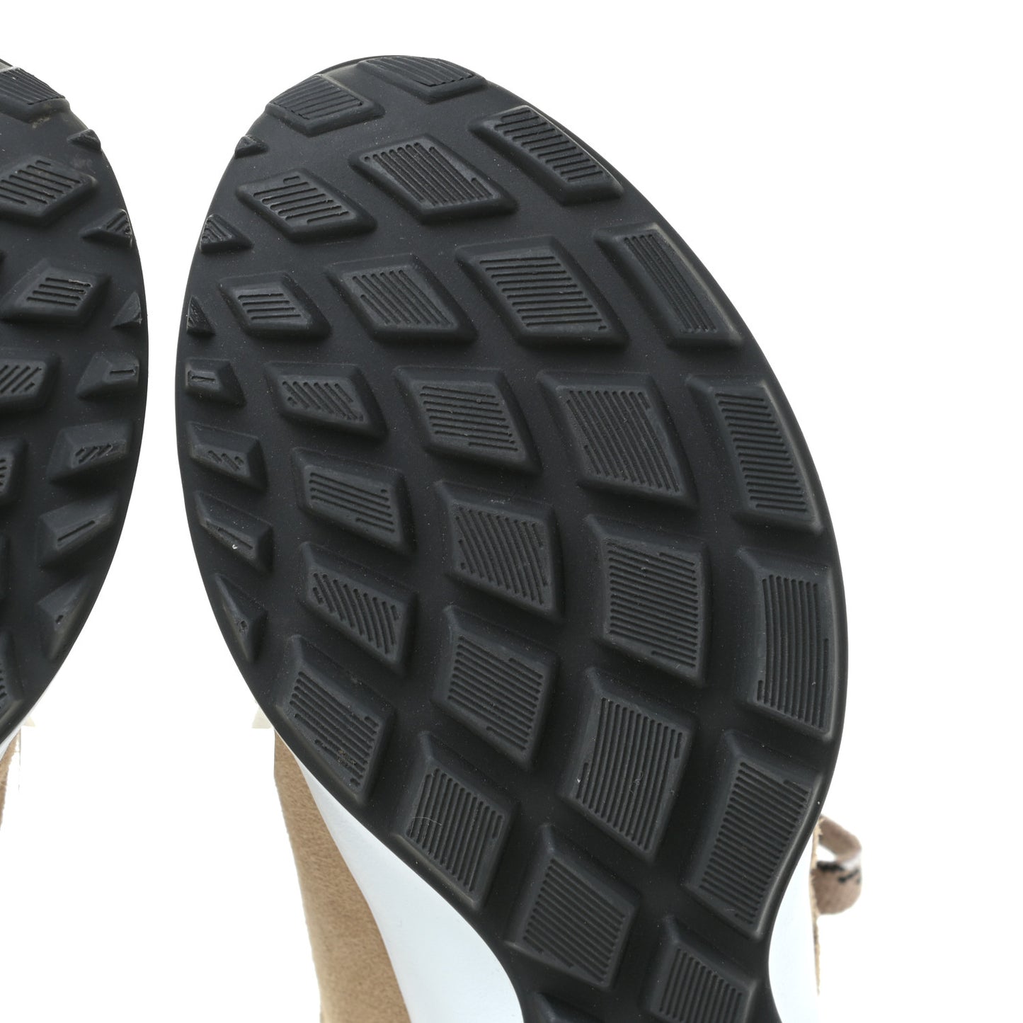 Goatskin Suede CC Sneakers 37.5 Dark Beige