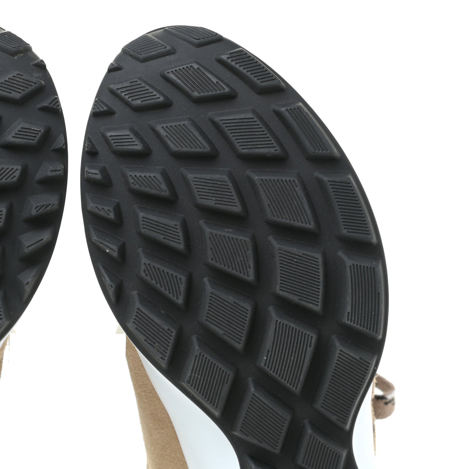 Chanel Goatskin Suede CC Sneakers 37.5 Dark Beige 8 of 11