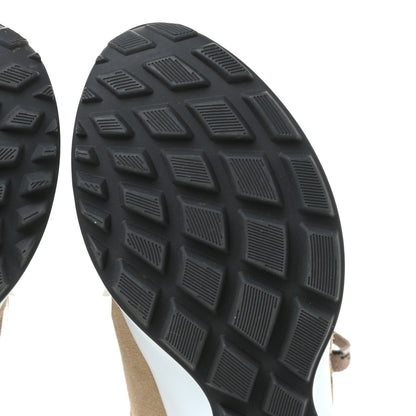 Chanel Goatskin Suede CC Sneakers 37.5 Dark Beige 8 of 11