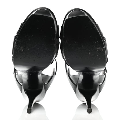 Saint Laurent Patent Tribute 105 Platform Sandals 41 Black 5 of 11