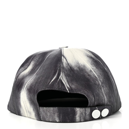 Louis Vuitton Lambskin LV Tie Dye Cap 60 Black White 6 of 8