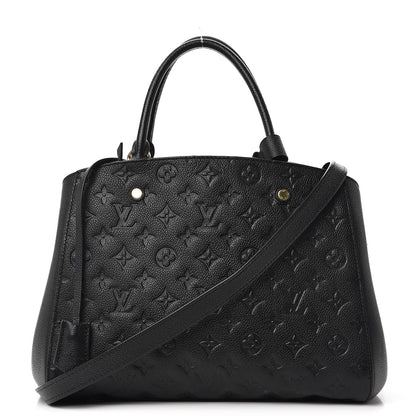 Louis Vuitton Empreinte Montaigne MM Black 1 of 10