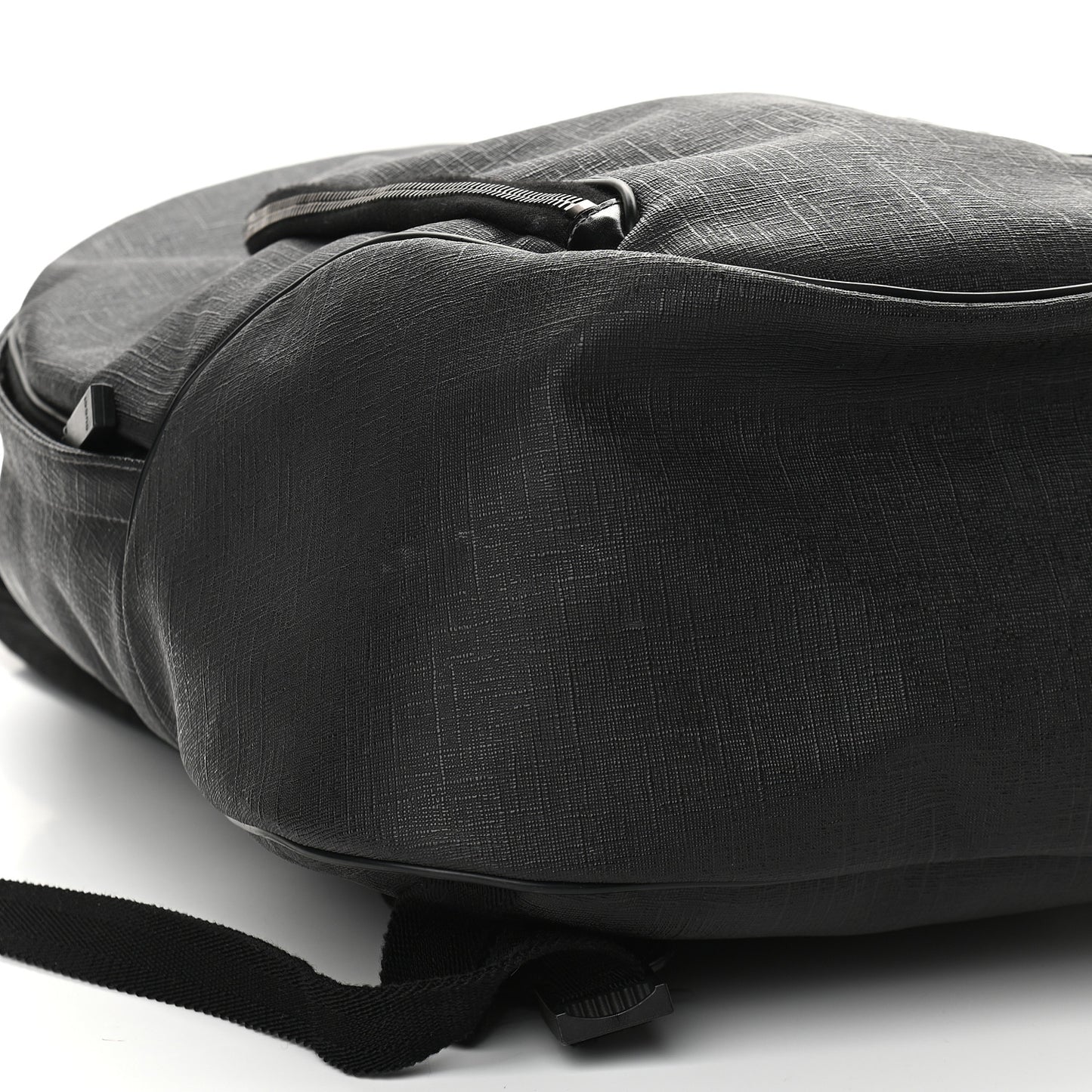 Coated Canvas Interlocking G Travel Backpack Black
