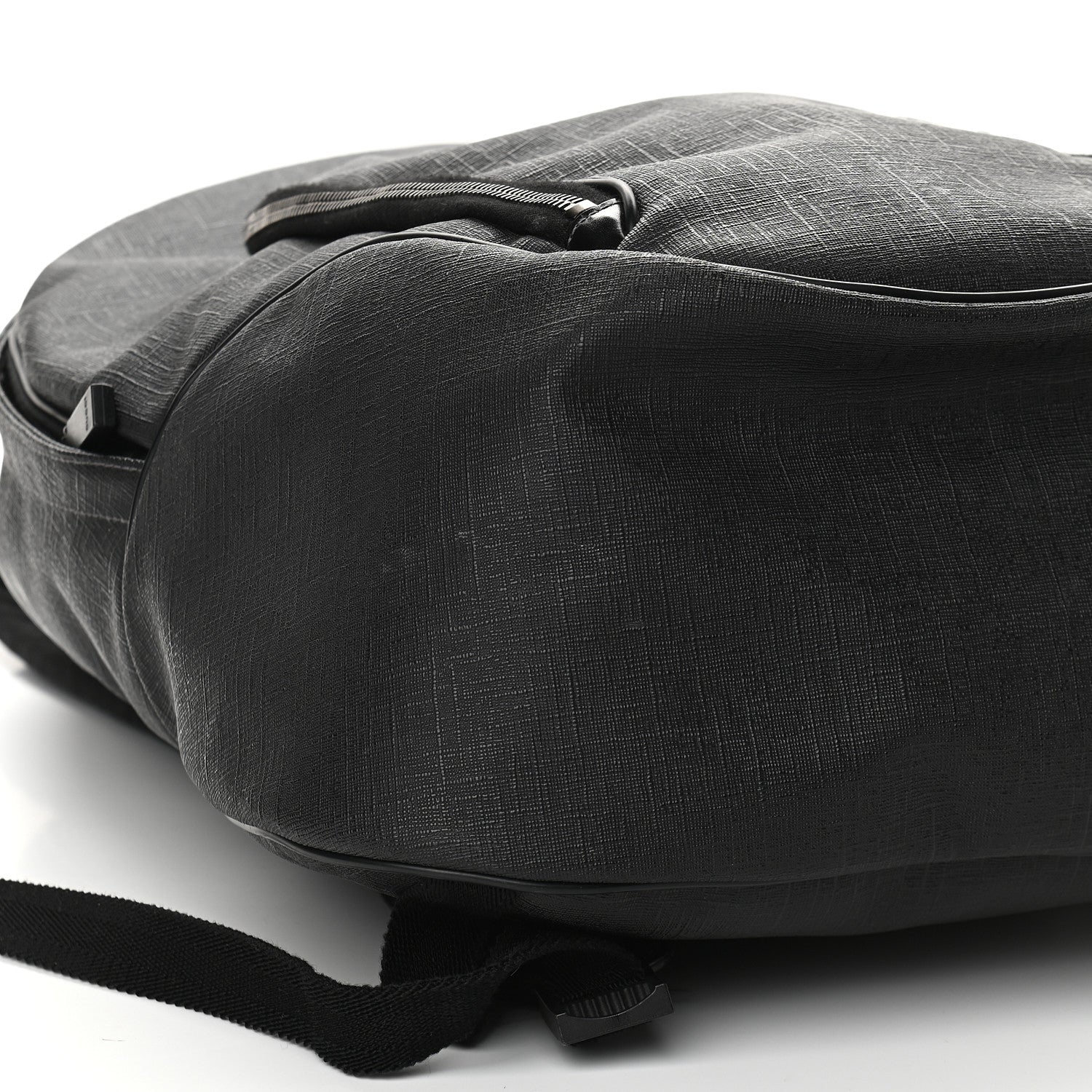 Gucci Coated Canvas Interlocking G Travel Backpack Black 8 of 13