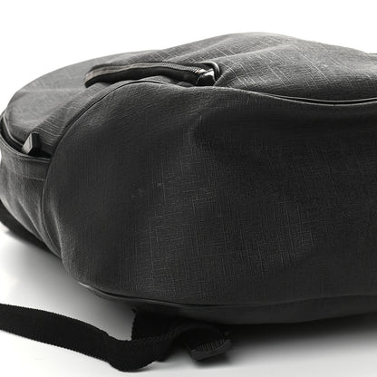 Gucci Coated Canvas Interlocking G Travel Backpack Black 8 of 13