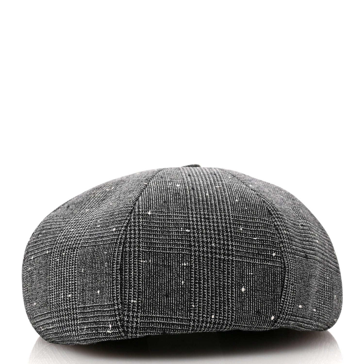 Christian Dior Wool Blend Prince of Whales Cap M Grey 6 of 9