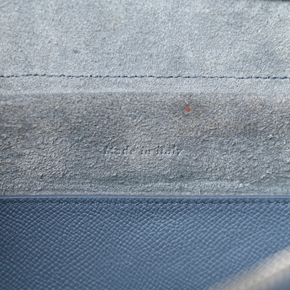 Celine Grained Calfskin Micro Belt Bag Washed Blue 6 of 18