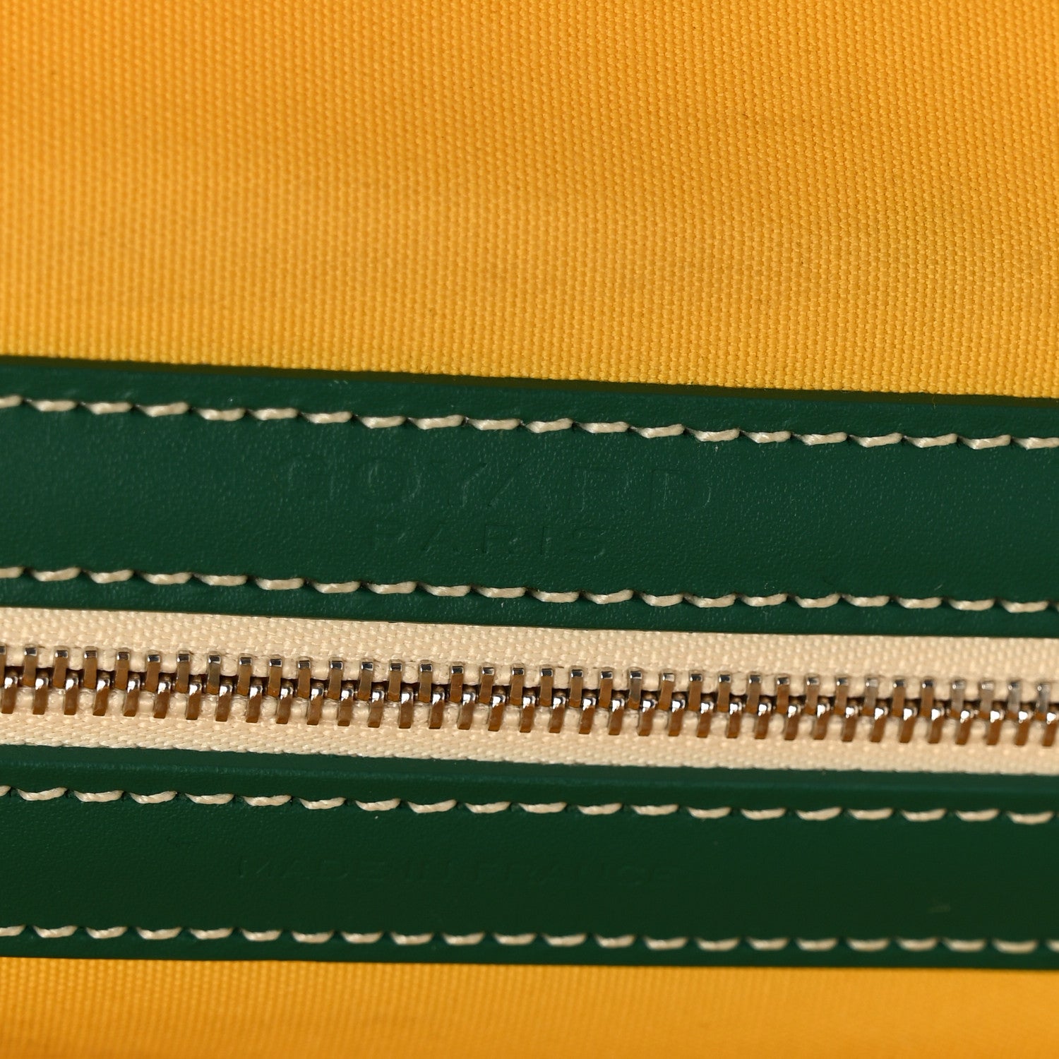 Goyard Goyardine Bourget PM Green 5 of 21