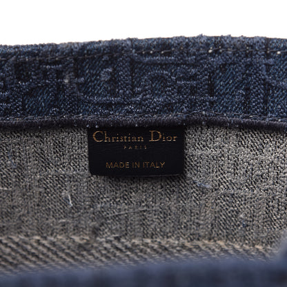 Christian Dior Oblique Denim Medium Book Tote Blue 8 of 10