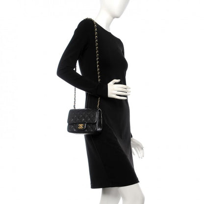 Chanel Caviar Quilted Mini Square Flap Black 2 of 7