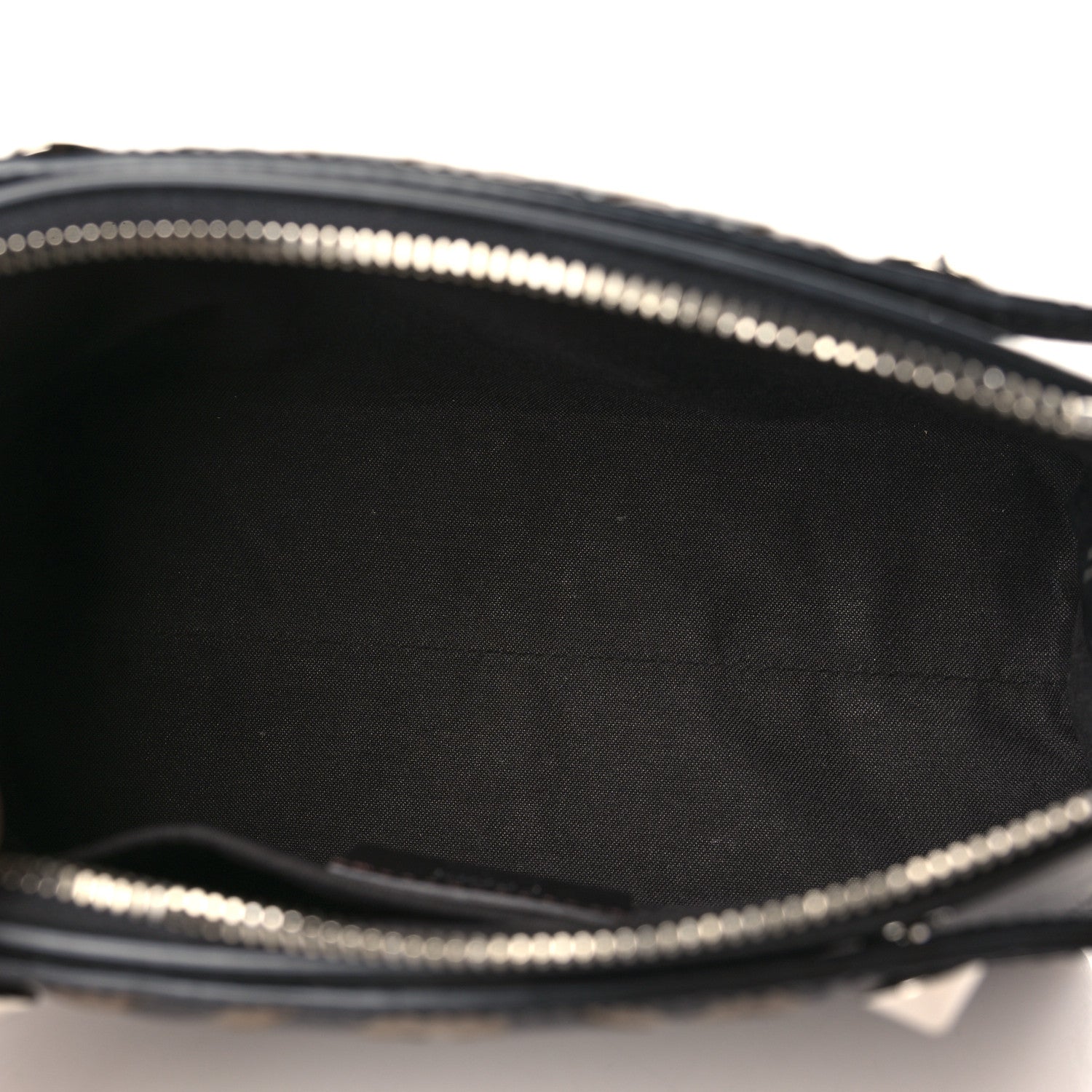 Fendi Vitello Dolce Bi-Color FF 1974 Embossed Mini By The Way Boston Bag Black Maya 5 of 10