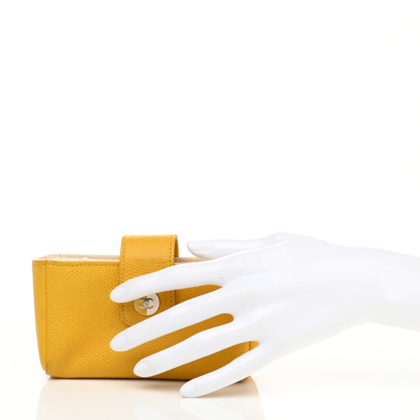Caviar Phone Holder Wallet Yellow