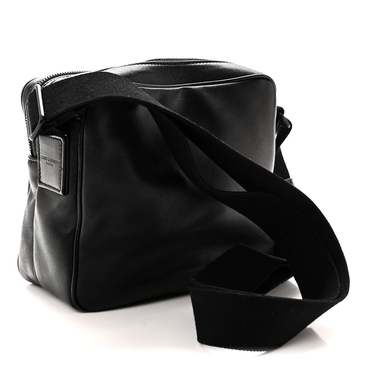 Lambskin Monogram Niki Cube Camera Bag Black