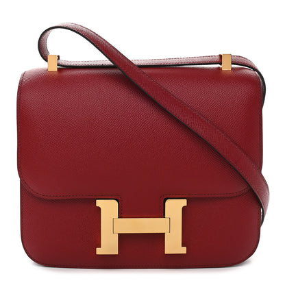 Hermes Epsom Constance 24 Rouge Grenat 1 of 11