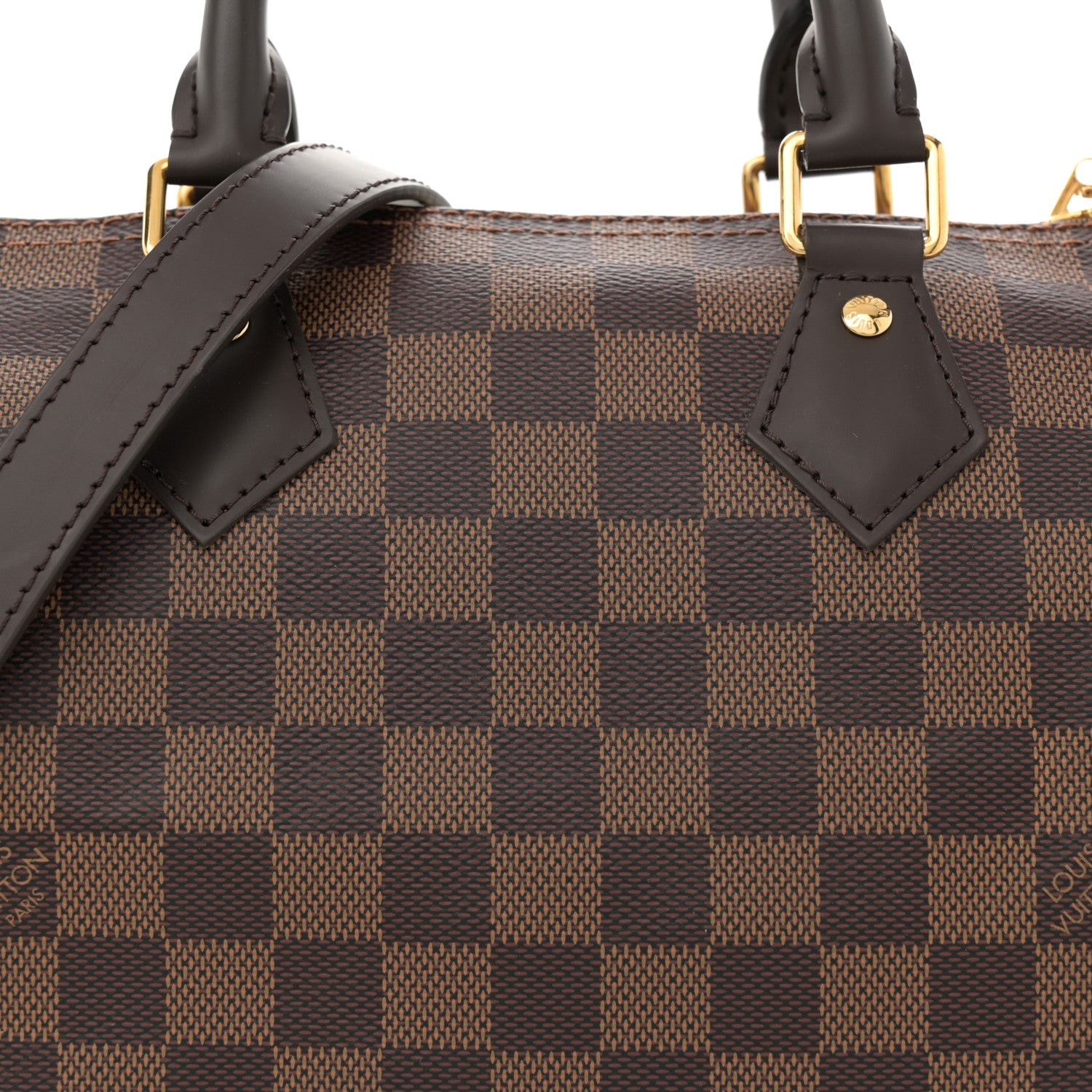 Louis Vuitton Damier Ebene Speedy Bandouliere 25 7 of 9