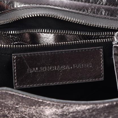 Balenciaga Metallic Agneau Classic Hardware City Pewter 7 of 11