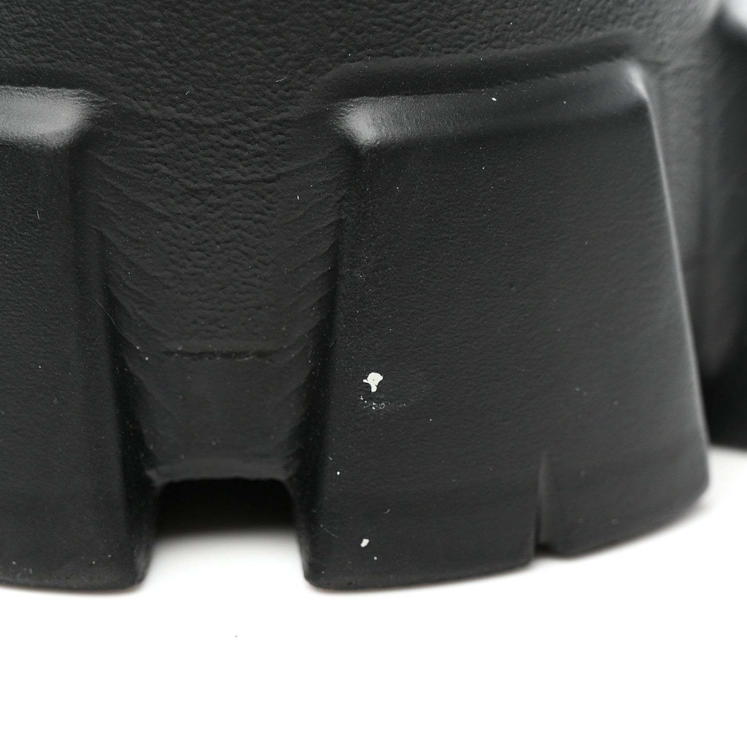Prada Foam Rubber Triangle Logo Monolith 55mm Cage Sandals 38 Black 11 of 13