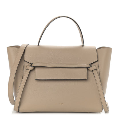Celine Drummed Calfskin Mini Belt Bag Light Taupe 1 of 14