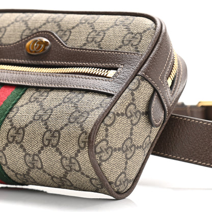 Gucci GG Supreme Monogram Web Small Ophidia Belt Bag 75 30 Dark Brown 10 of 10
