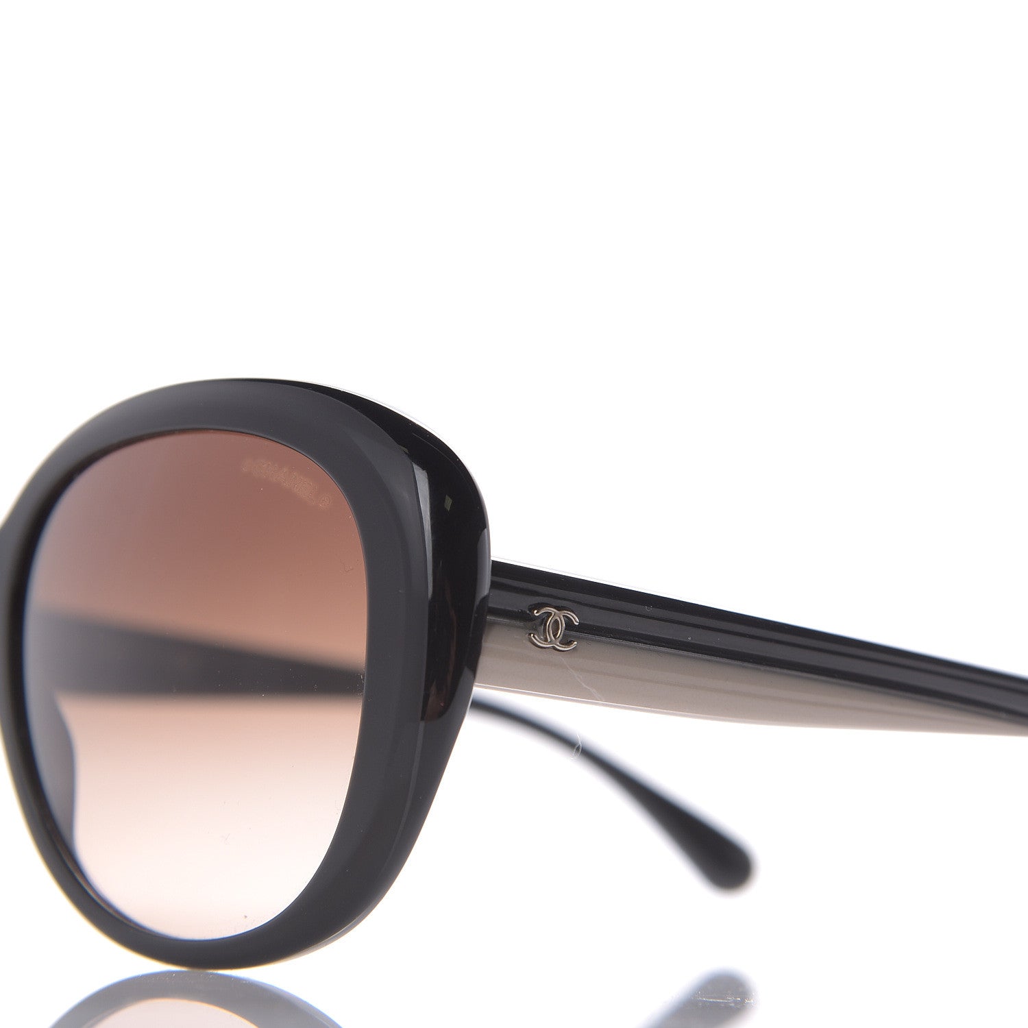 Chanel Signature Oval Sunglasses 5312 Black 8 of 9