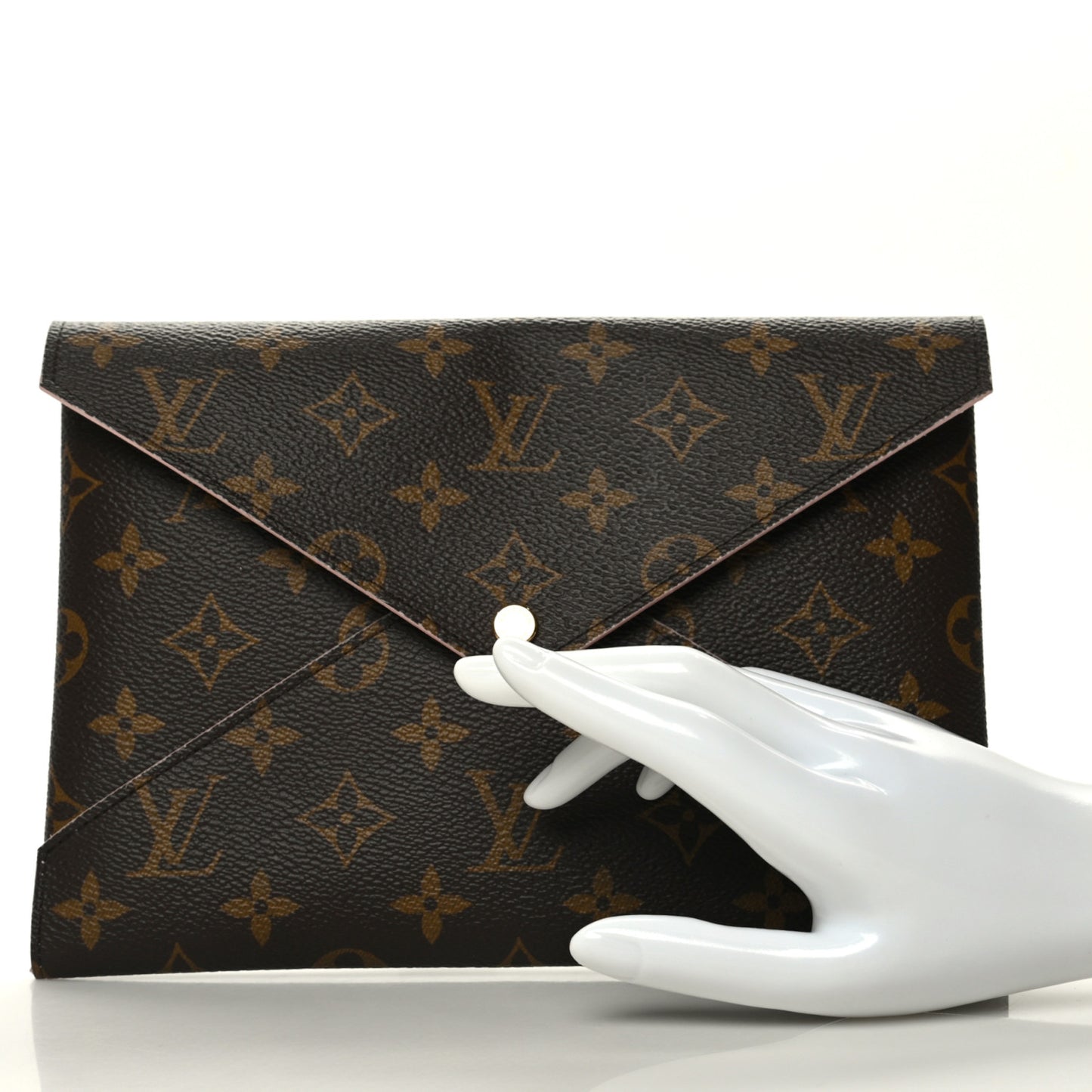 Monogram Large Kirigami Pochette Insert Rose Ballerine