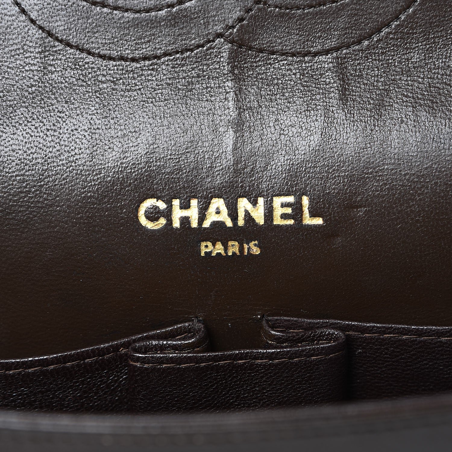 Chanel Lambskin Medium Double Flap Bijoux Chain Brown 7 of 12