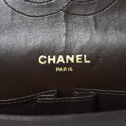 Chanel Lambskin Medium Double Flap Bijoux Chain Brown 7 of 12